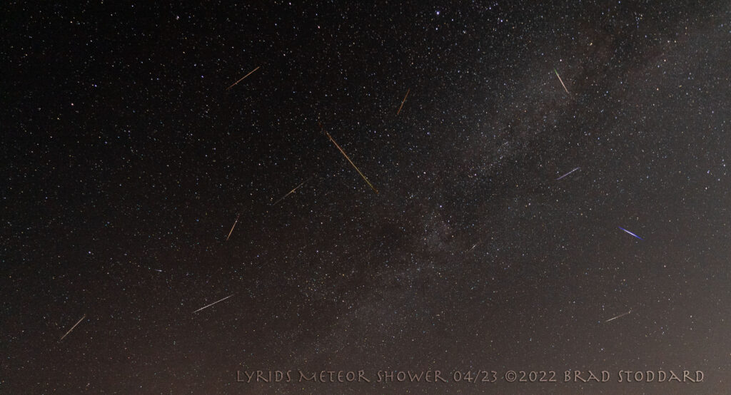 Lyrids Meteor Shower 04/23/2022