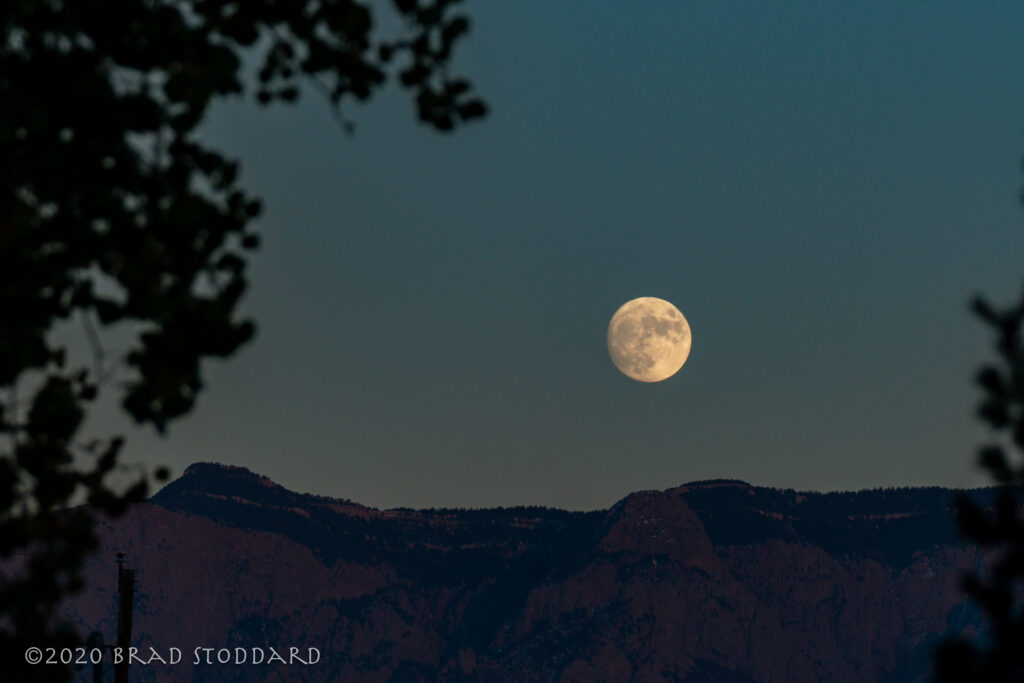 Full Moon over Sandia Mountain #2