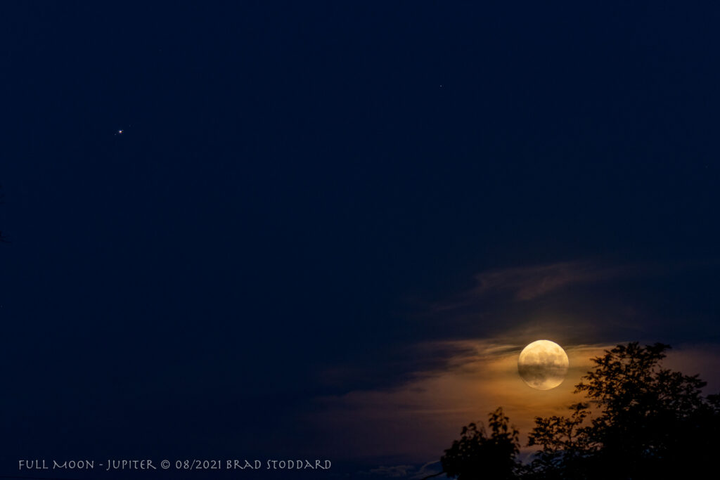 Full Moon Jupiter Conjunction 08/2021