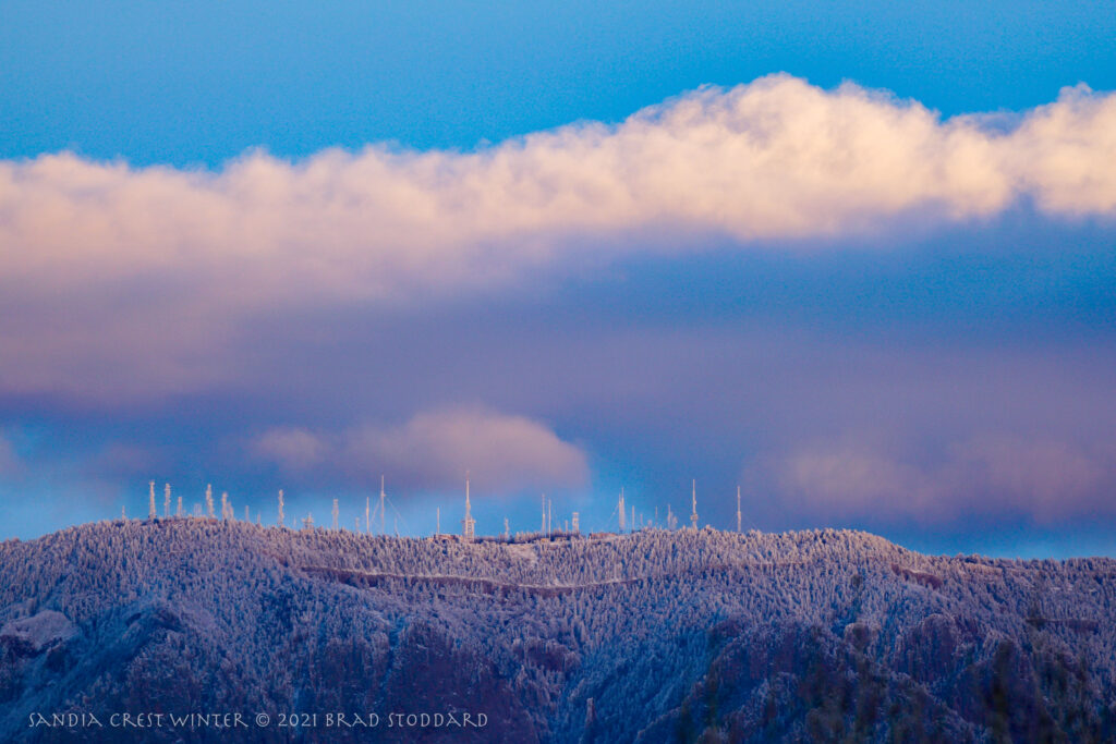 Sandia Crest Winter